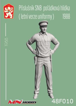 1:48 Příslušník SNB v uniformě vzor 67 (Oliva) 1987