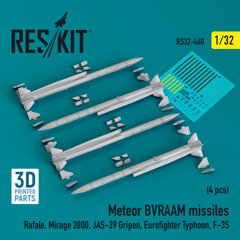 1:32 Meteor BVRAAM missiles (4 pcs)