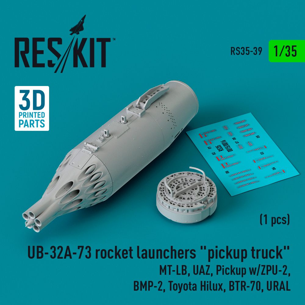 1:35 UB-32A-73 rocket launchers 