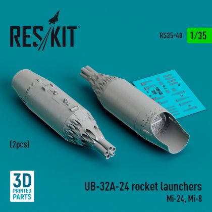 1:35 UB-32A-24 rocket launchers (2 pcs)