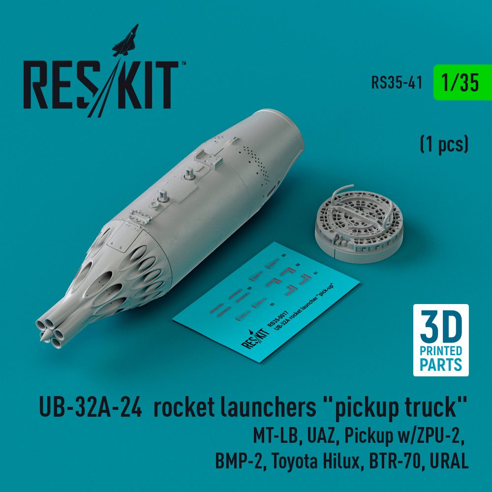 1:35 UB-32A-24 rocket launchers 