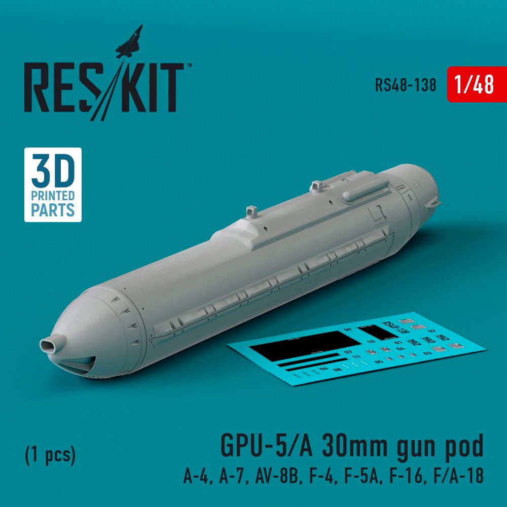 1:48 GPU-5/A 30mm gun pod (1 pcs)