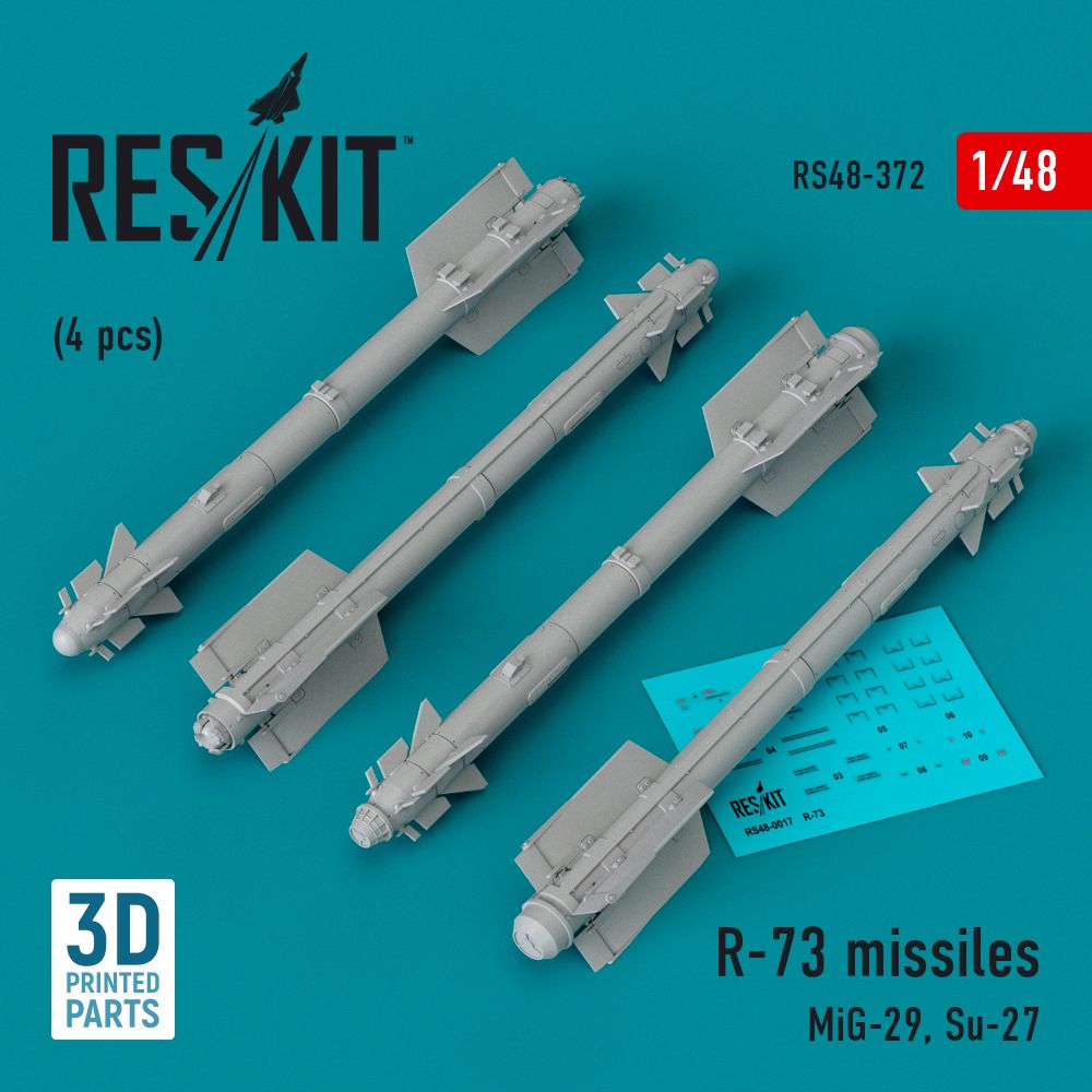1:48 R-73 missiles (4 pcs)