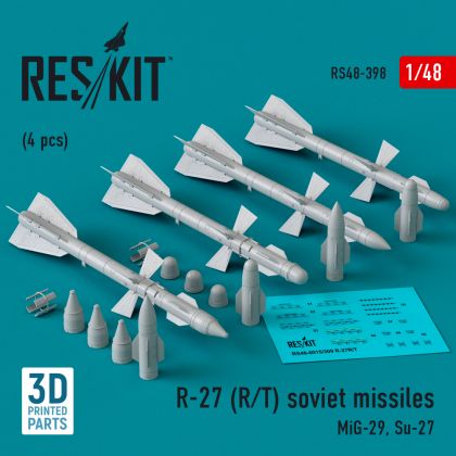 1:48 R-27 (R/T) missiles (4 pcs)
