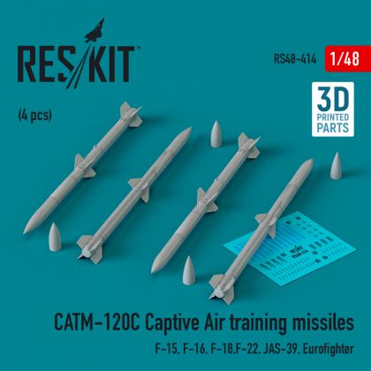 1:48 CATM-120C Captive air training missiles (4 pcs)