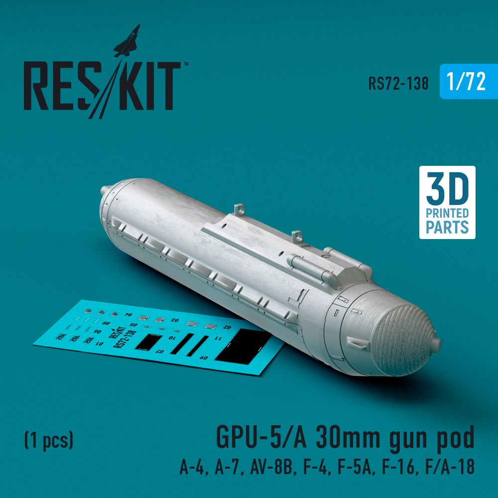 1:72 GPU-5/A 30mm gun pod (1 pcs)