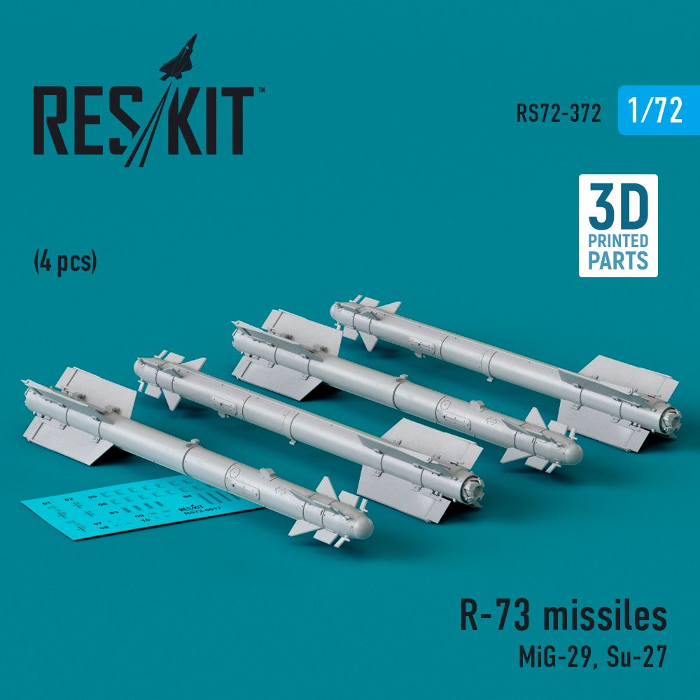 1:72 R-73 missiles (4 pcs)
