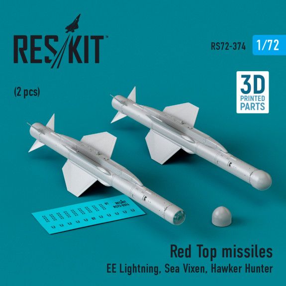 1:72 Red Top missiles (2 pcs)