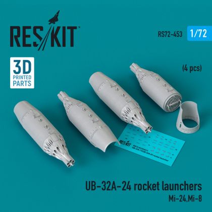 1:72 UB-32A-24 rocket launchers (4 pcs)