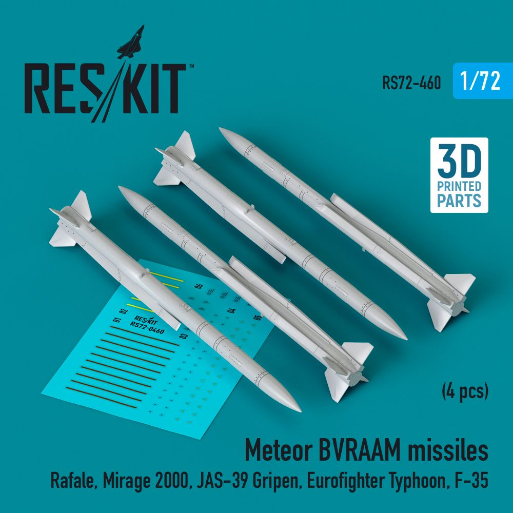 1:72 Meteor BVRAAM missiles (4 pcs)