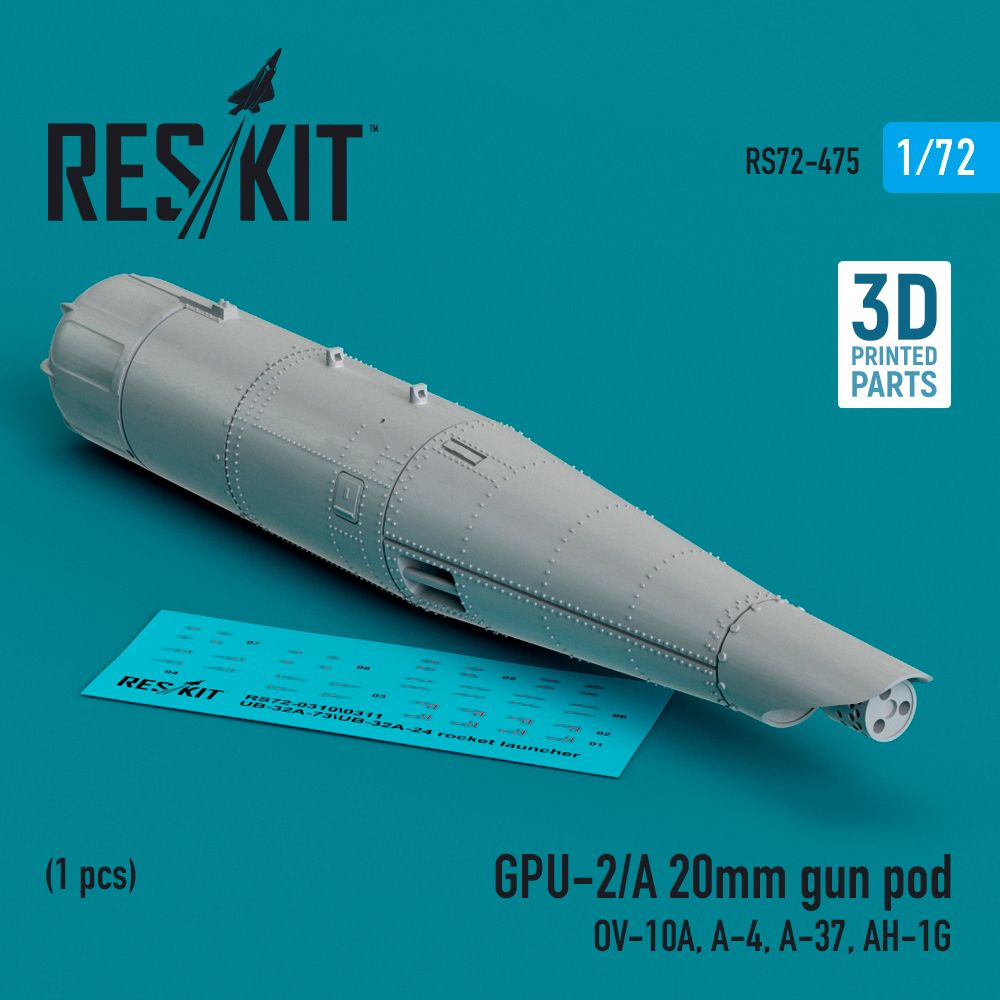 1:72 GPU-2/A 20mm gun pod (1 pcs)
