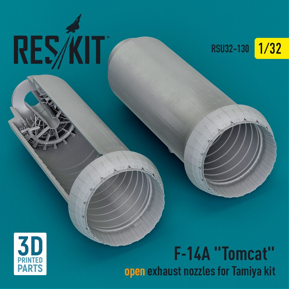 1:32 Grumman F-14A Tomcat open exhaust nozzles 