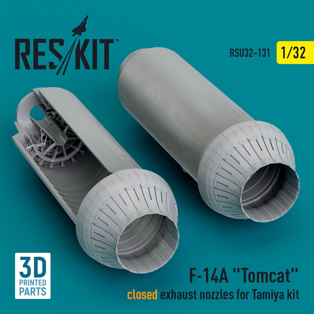 1:32 Grumman F-14A Tomcat closed exhaust nozzles