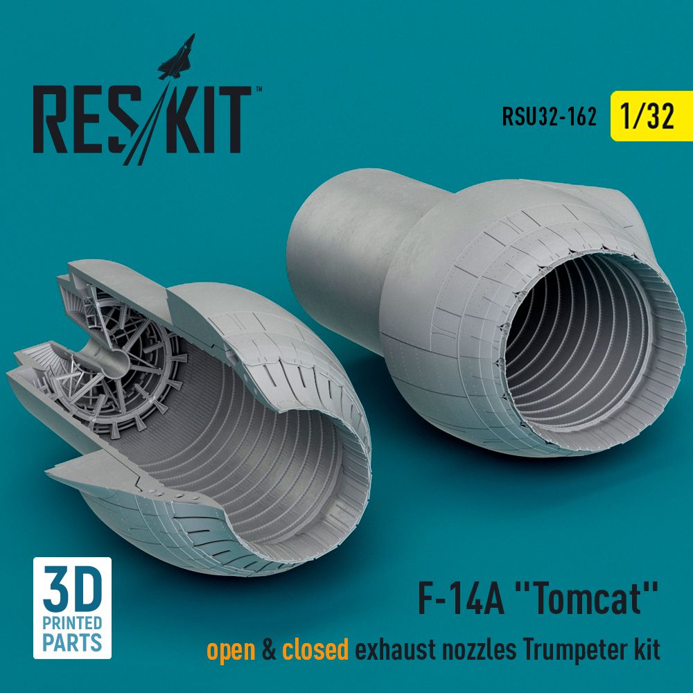 1:32 Grumman F-14A Tomcat open & closed exhaust nozzles 