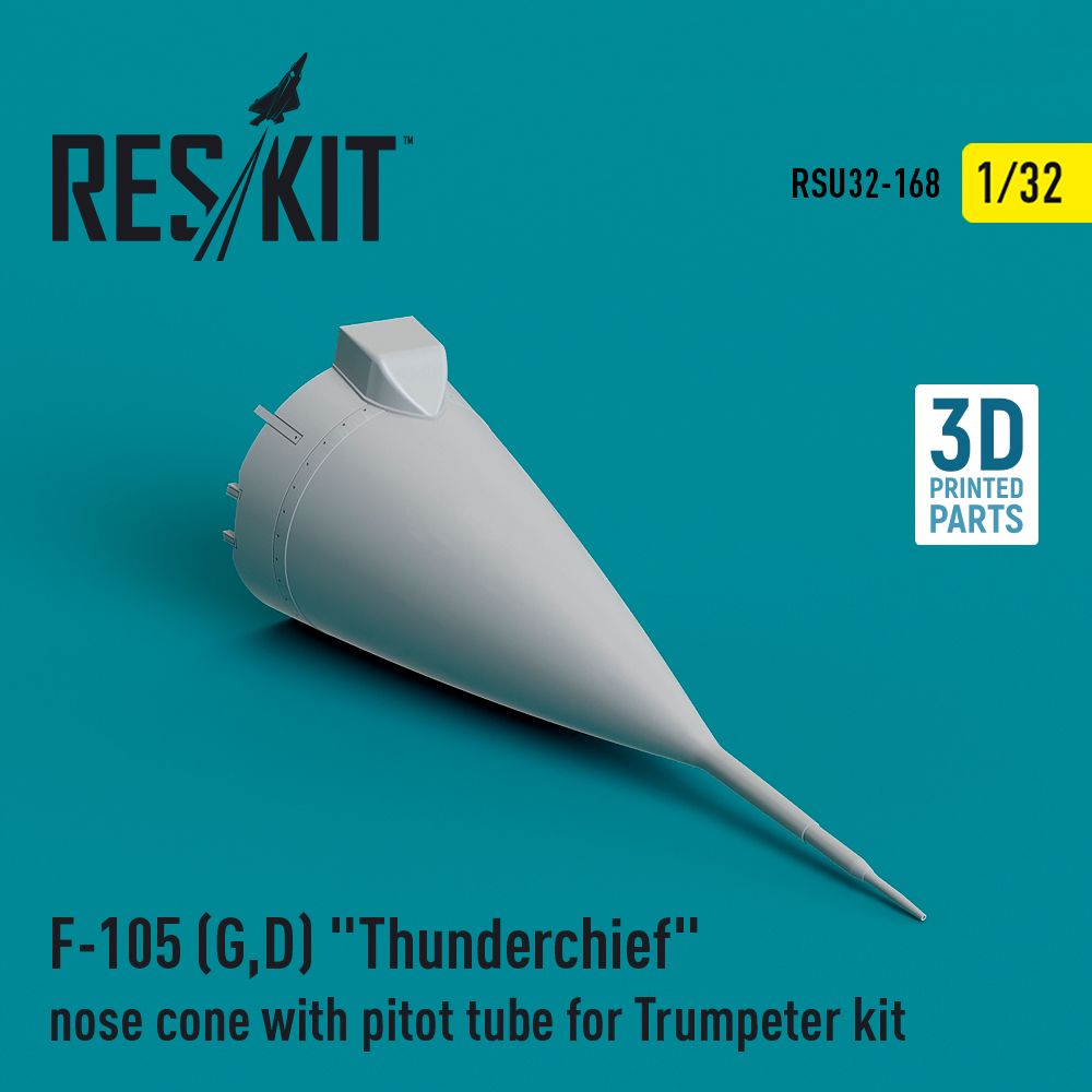 1:32 Republic F-105D/F-105G Thunderchief nose cone with pitot tube