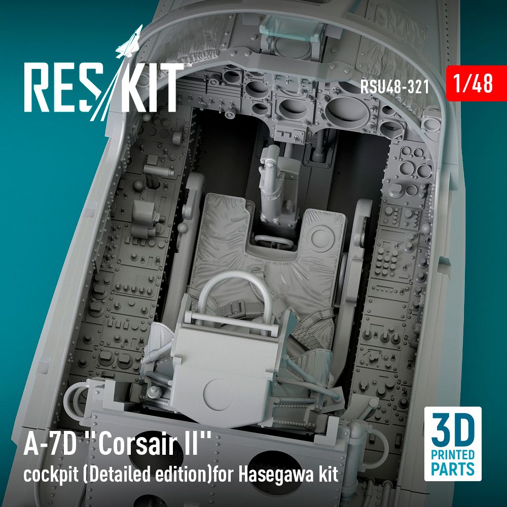 1:48 A-7D Corsair cockpit (Detailed edition)