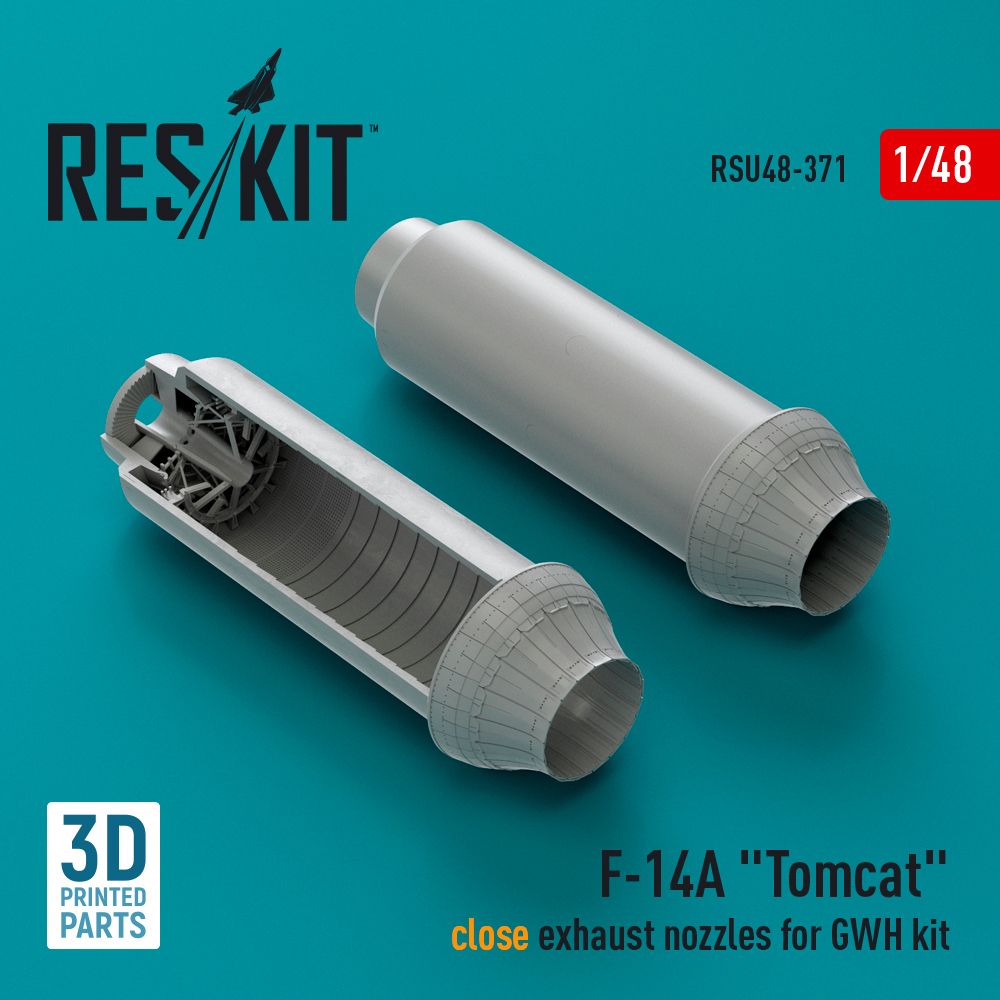 1:48 F-14A Tomcat close exhaust nozzles