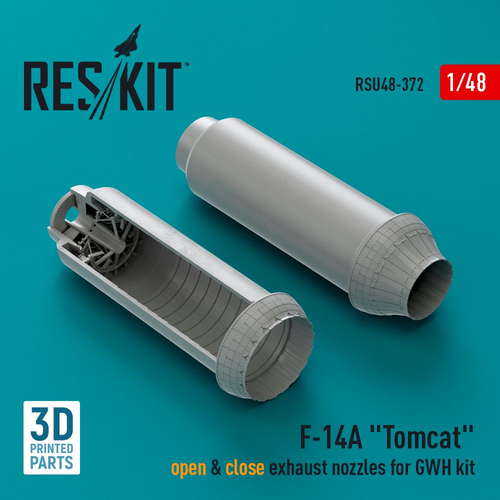 1:48 F-14A Tomcat open & close exhaust nozzles