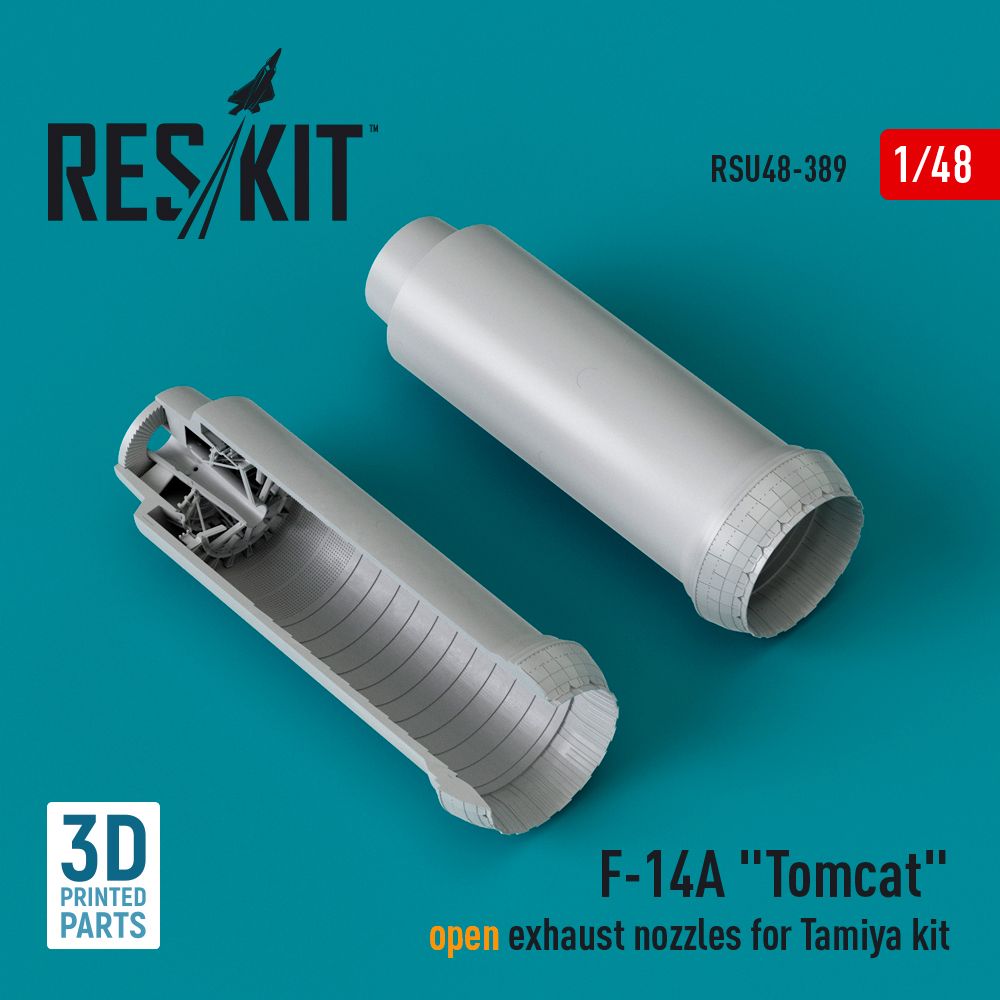 1:48 F-14A Tomcat open exhaust nozzles