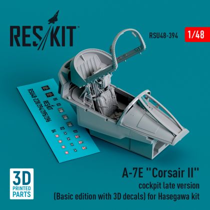 1:48 LTV A-7E Corsair cockpit late version (Basic edition with 3D decals)
