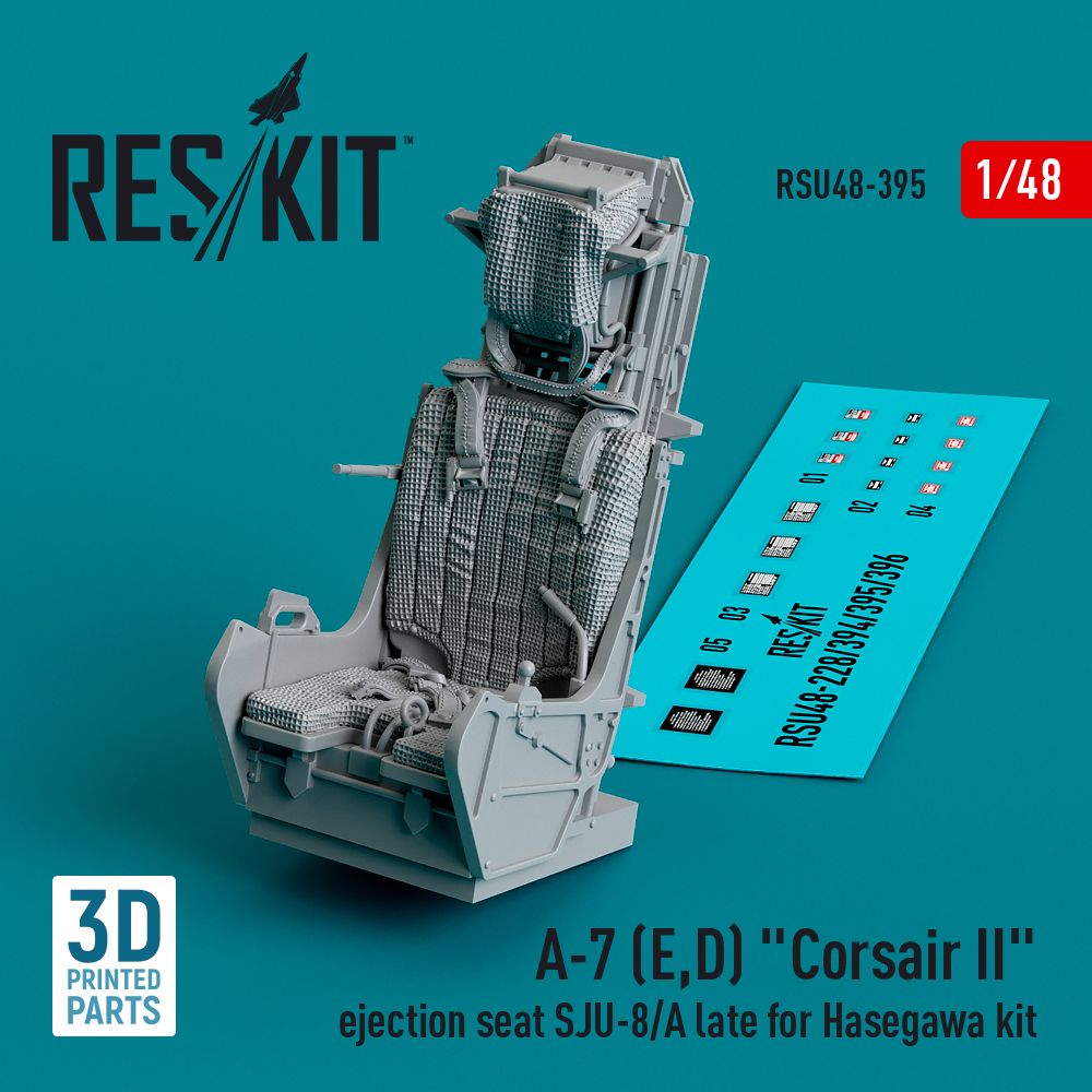1:48 LTV A-7D/A-7E Corsair ejection seat SJU-8/A late