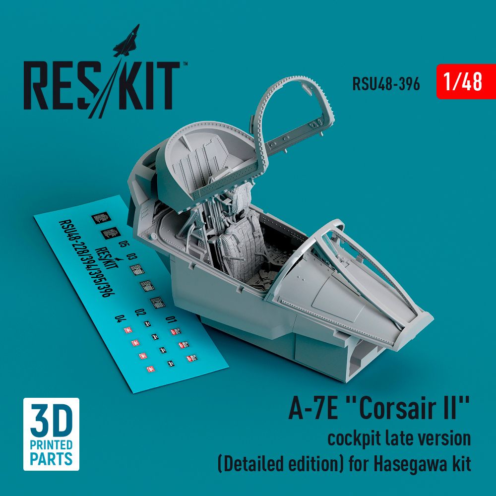 1:48 LTV A-7E Corsair cockpit late version (Detailed edition)