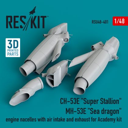 1:48 Sikorsky CH-53E Super Stallion MH-53E Sea Dragon engine nacelles with air intake and exhaust