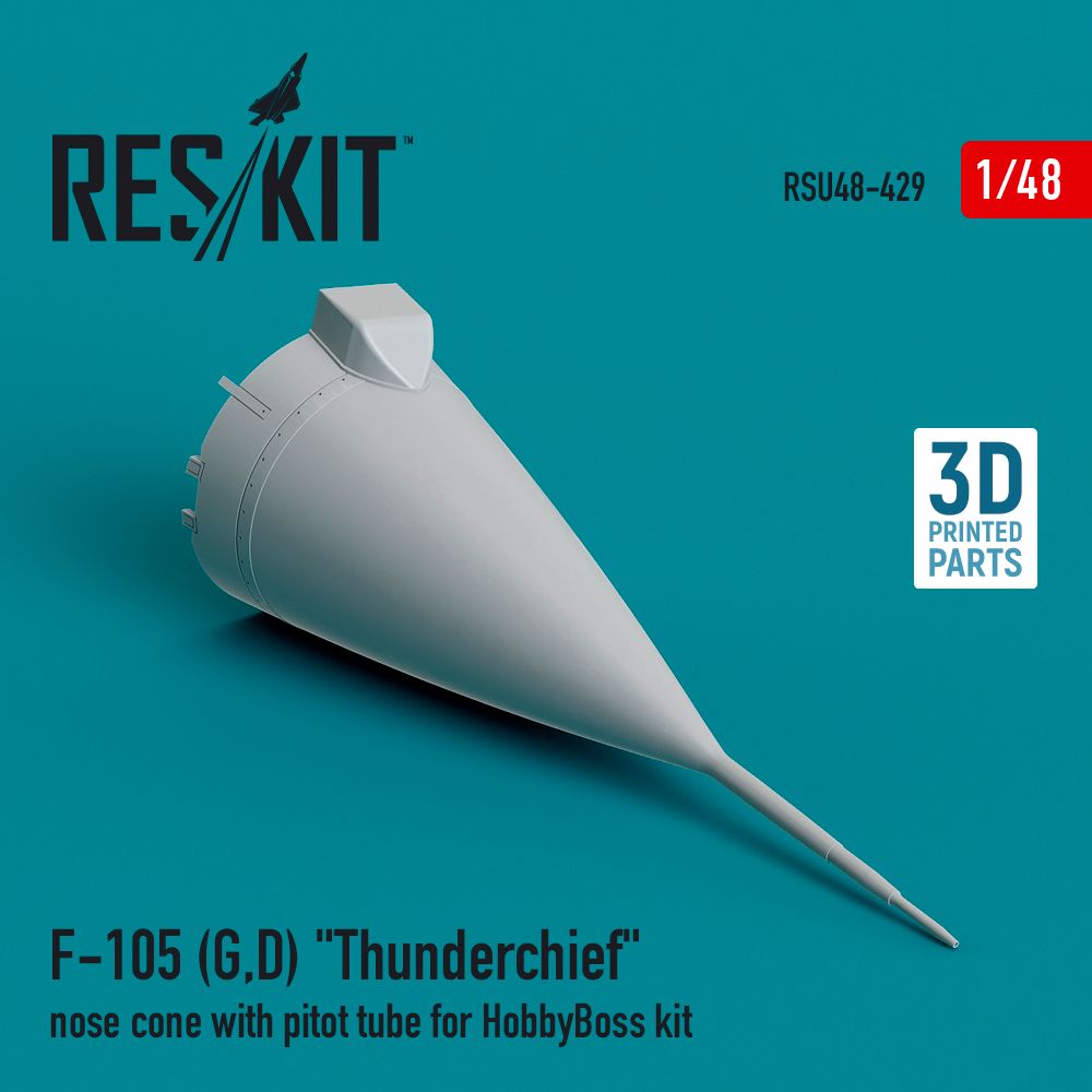 1:48 F-105D/F-105G Thunderchief nose cone with pitot tube