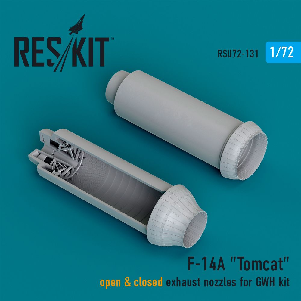 1:72 F-14A Tomcat open & closed exhaust nozzles