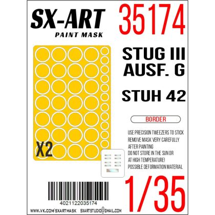 1:35 Paint mask StuH 42 & StuG III Ausf.G (BORDER)