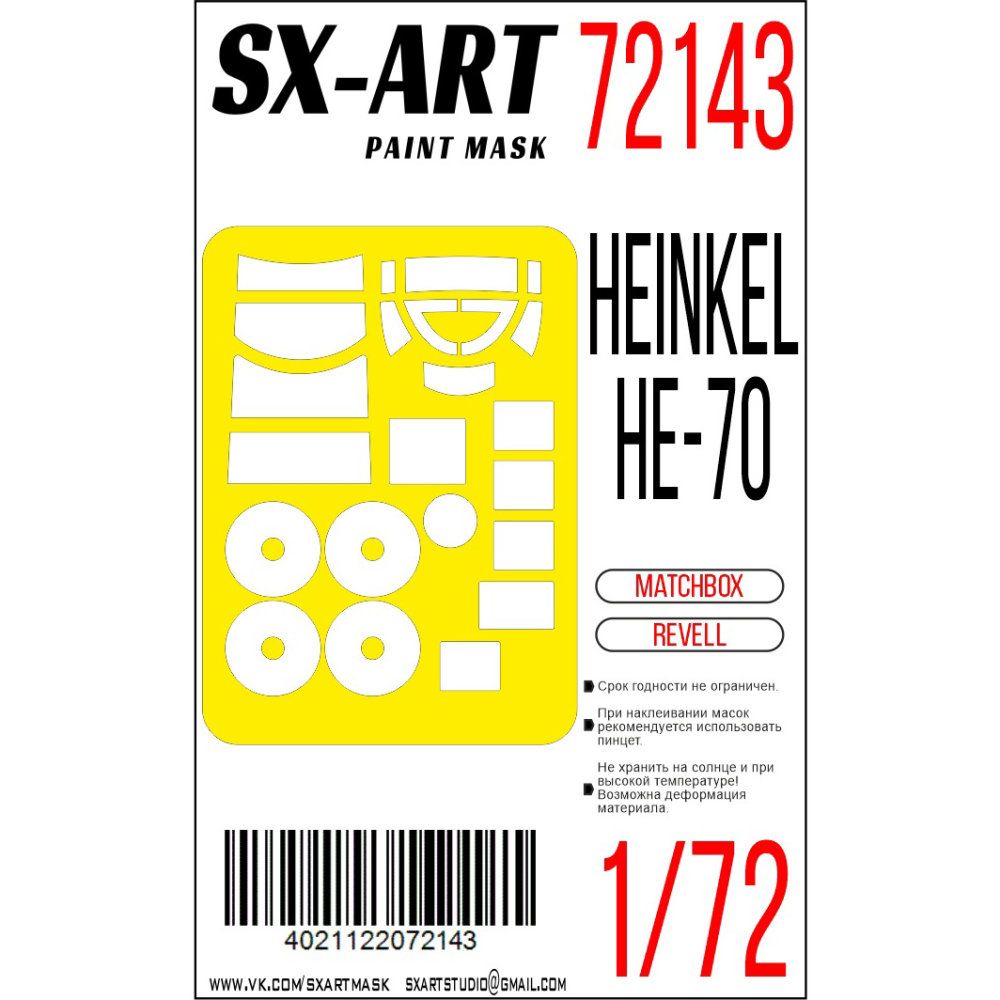 1:72 Paint mask Heinkel He 70 (REV/MATCHB.)