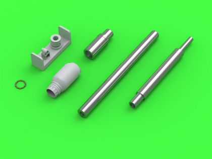 1:35 K2 Black Panther - Hyundai WIA CN08 120mm 55cal gun barrel (for Academy kit)