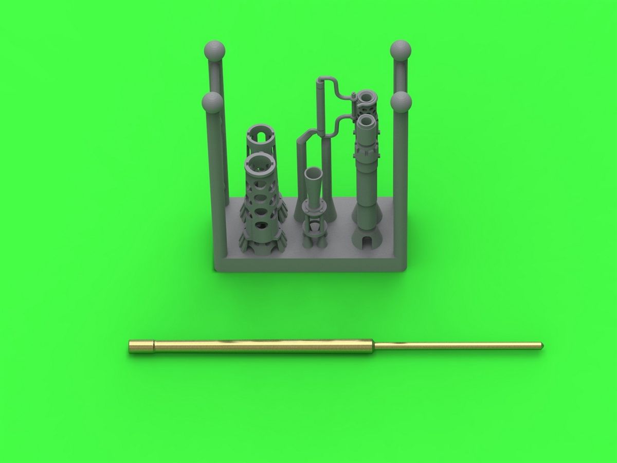 1:35 Browning M2HB .50 cal (12,7mm) Machine Gun Barrel - WWII and Cold War version