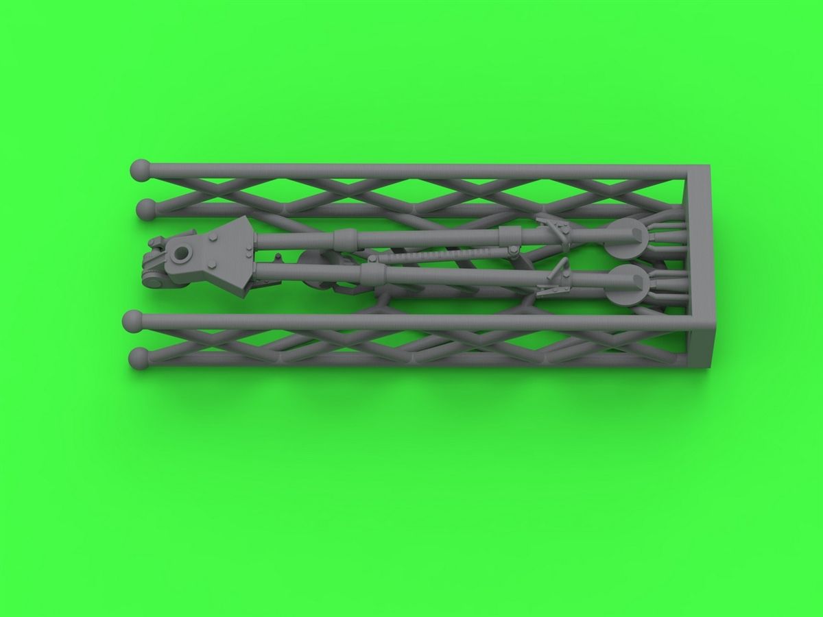 1:35 Folded M3 Tripod for Browning M2HB .50 cal Machine Gun (1pc)