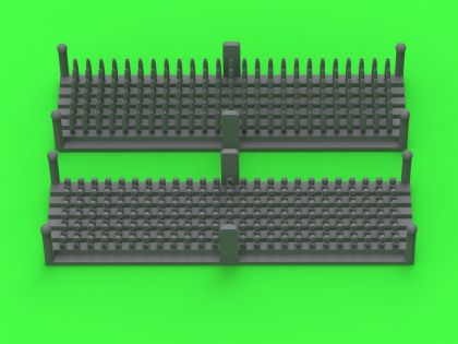 1:35 Belt Links and Empty Shells for Browning M2 .50 cal Machine Gun (150pcs+150pcs)