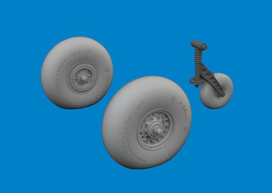 1:48 Savoia-Marchetti SM.79 bomber wheels