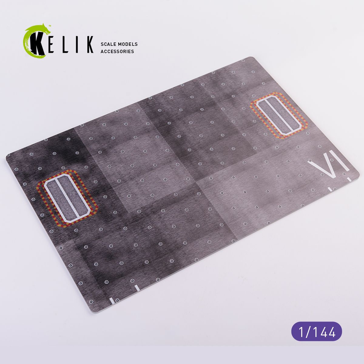 1:144 CVN 78 Gerald Ford Type 1 - Base - Acrylic 3 mm (280 x 180 mm)