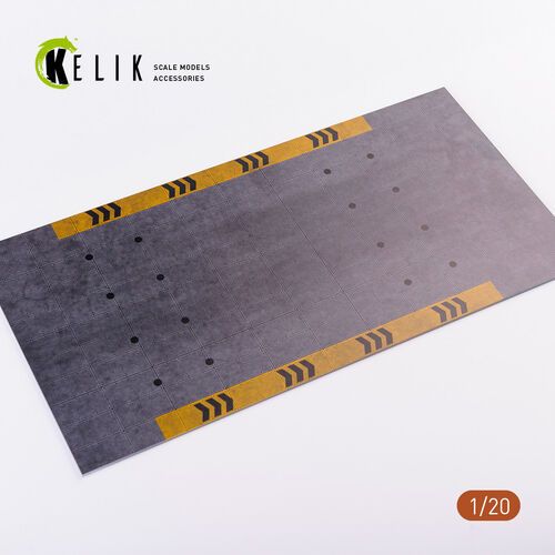 1:20 F1 Garage Type 1 Base - Acrylic 3mm (180x357mm)