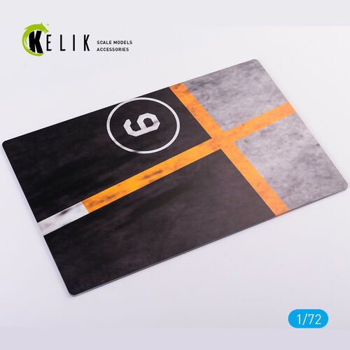 1:72 HMAS Melbourne R-21-1970s - Base - Acrylic 3mm (280x180mm)