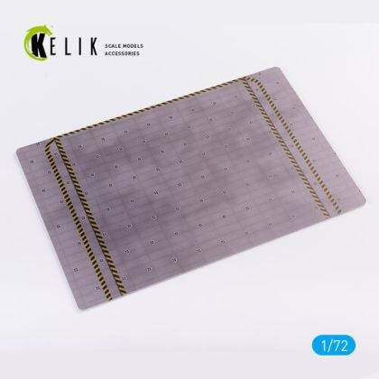 1:72 HMAS Canberra (LHD-02) Rear Lift - Base - Acrylic 3mm (280x180mm)