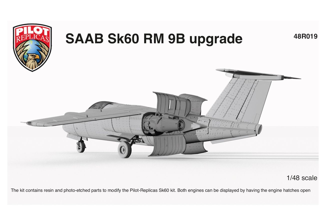 1:48 SAAB Sk60 super detail engine RM9
