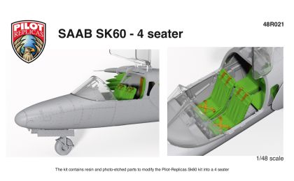 1:48 SAAB Sk60 4-seat conversion