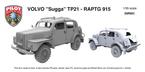 1:48 3D printed VOLVO Sugga TP21 - RAPTG 915