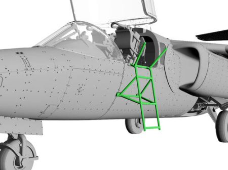 1:48 SAAB SK60 ladder, 3D printed