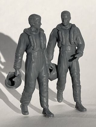 1:48 RAF Pilots Walking - late 1950s & 1960s.