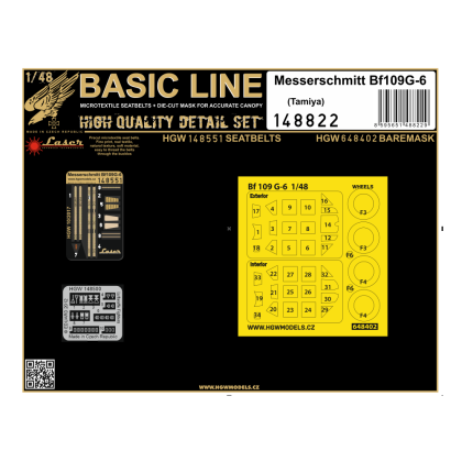 1:48 Messerschmitt Bf109G-6 BASIC LINE (Tamiya) - Basic Line
