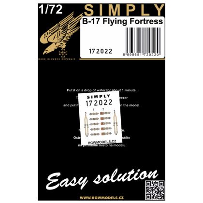 1:72 B-17 Flying Fortress (FABRIC) - Seatbelts