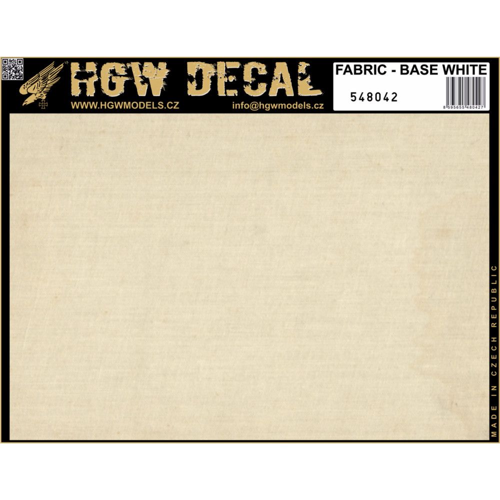 1:48 Fabric - Base White Decal