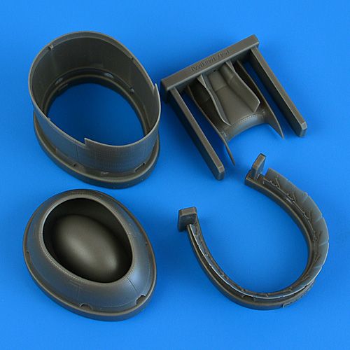 1:48 Republic P-47D Thunderbolt cowling & cooling flaps (opened)