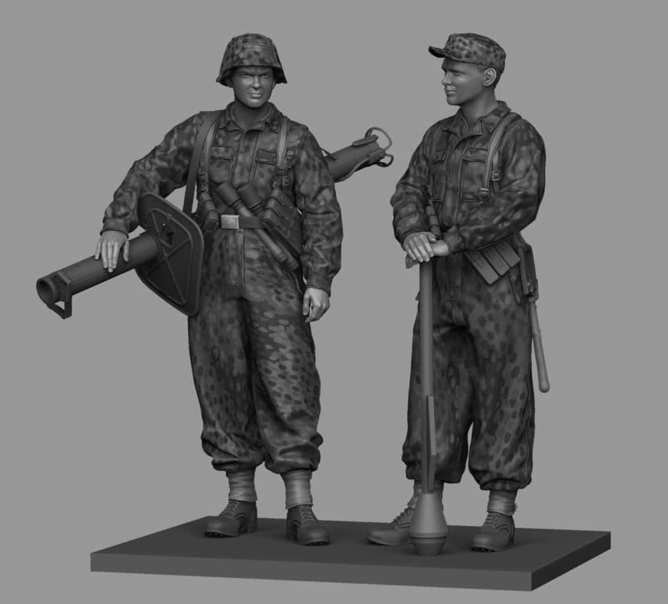 1:35 Panzerknacker In Cammo Coverall Set